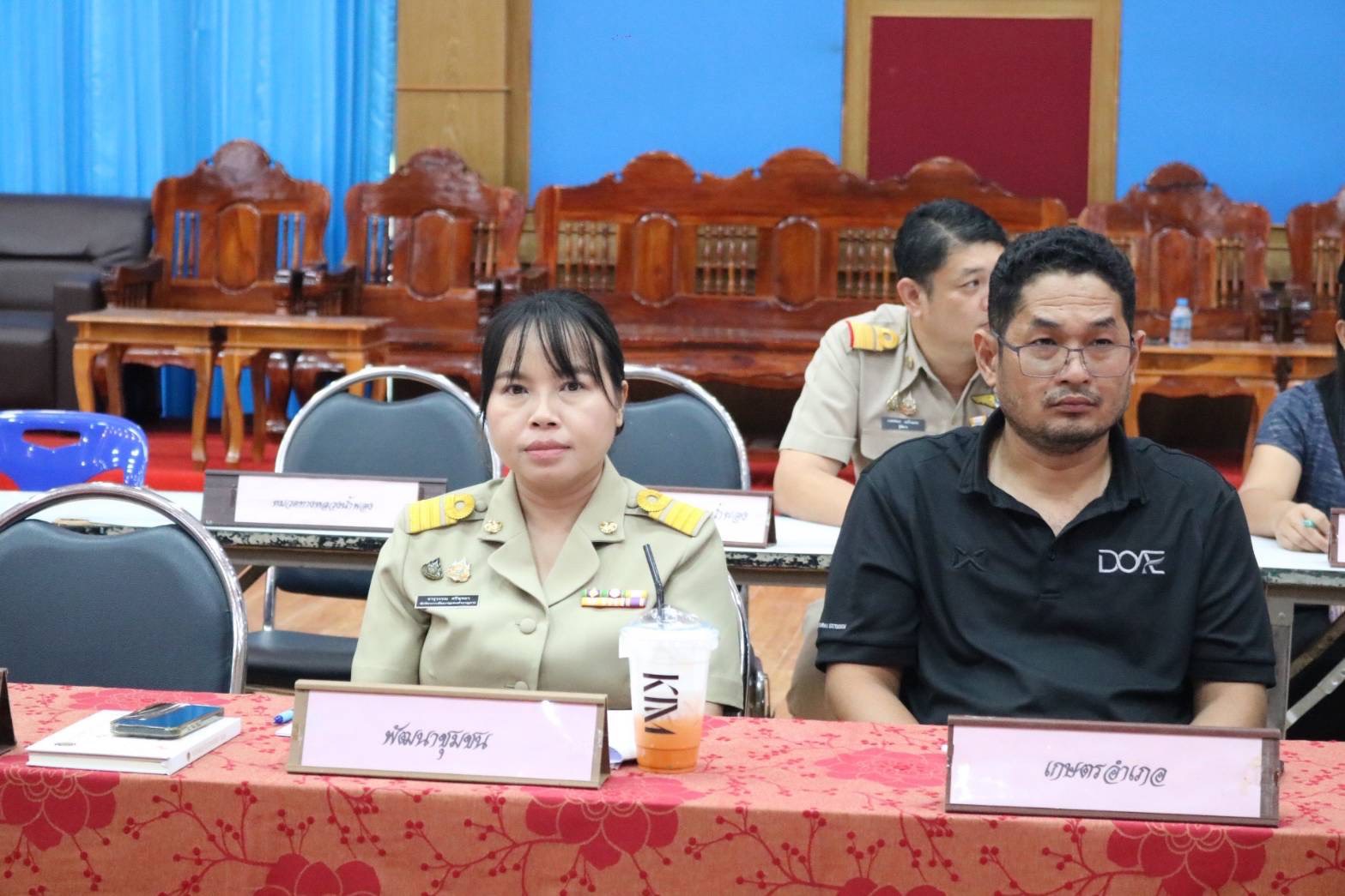พช.น้ำพอง: ร่วมประชุมหัวหน้าส่วนราชการ ประจำเดือนเมษายน 2569