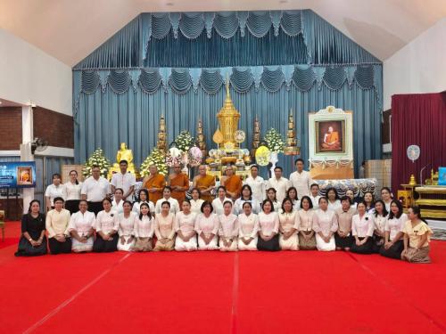 พช.น้ำพอง : ร่วมพิธีบำเพ็ญกุศลสวดพระอภิธรรม พระพรหมวชิรดิตถ์ (สมาน สุเมโธ)